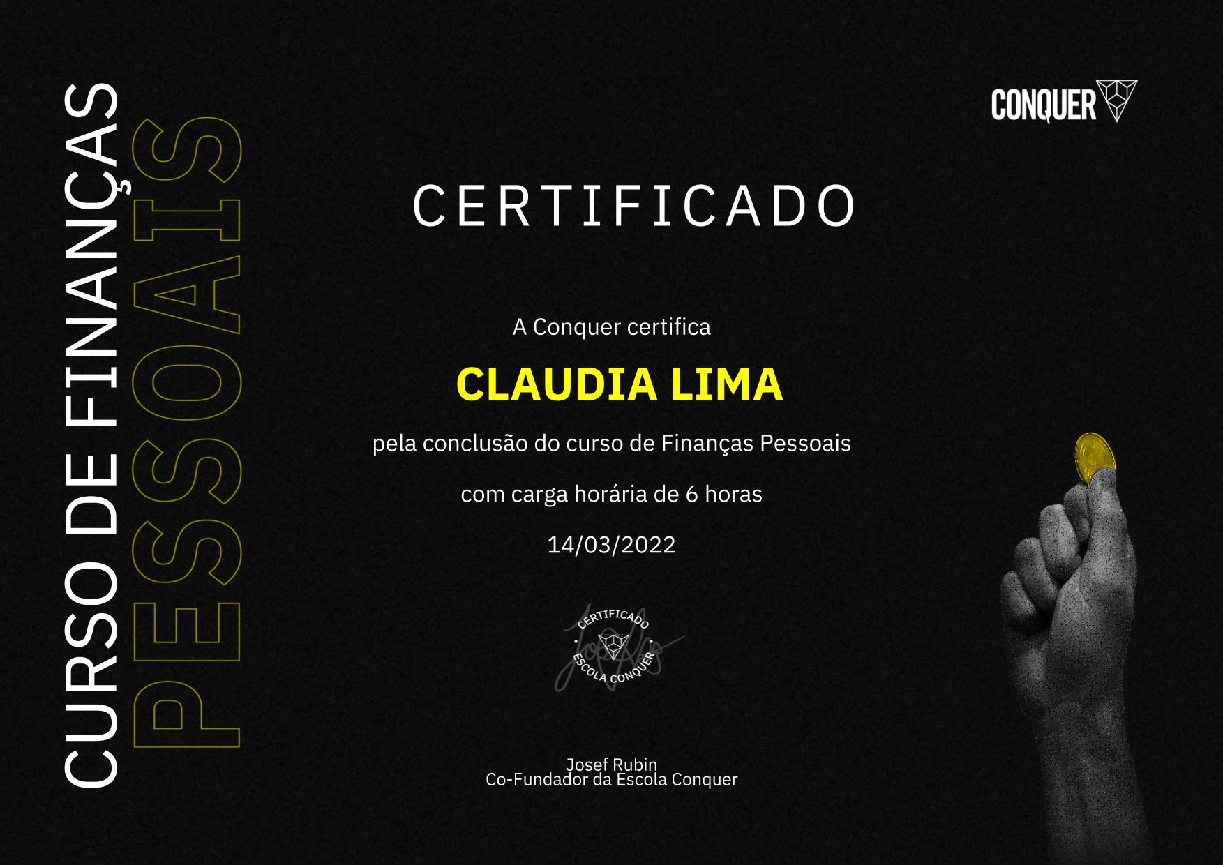Certificado de Finanças Pessoais